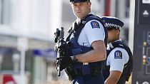 Πάνοπλοι άνδρες της αστυνομίας της Νέας Ζηλανδίας - φώτο αρχείου