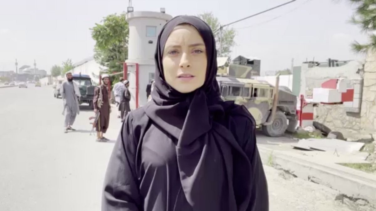 Euronews international correspondent Anelise Borges reporting from Kabul on 4 September, 2021