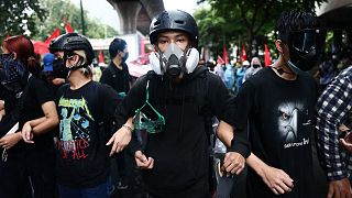 تظاهرات مخالفان دولت تایلند در بانکوک