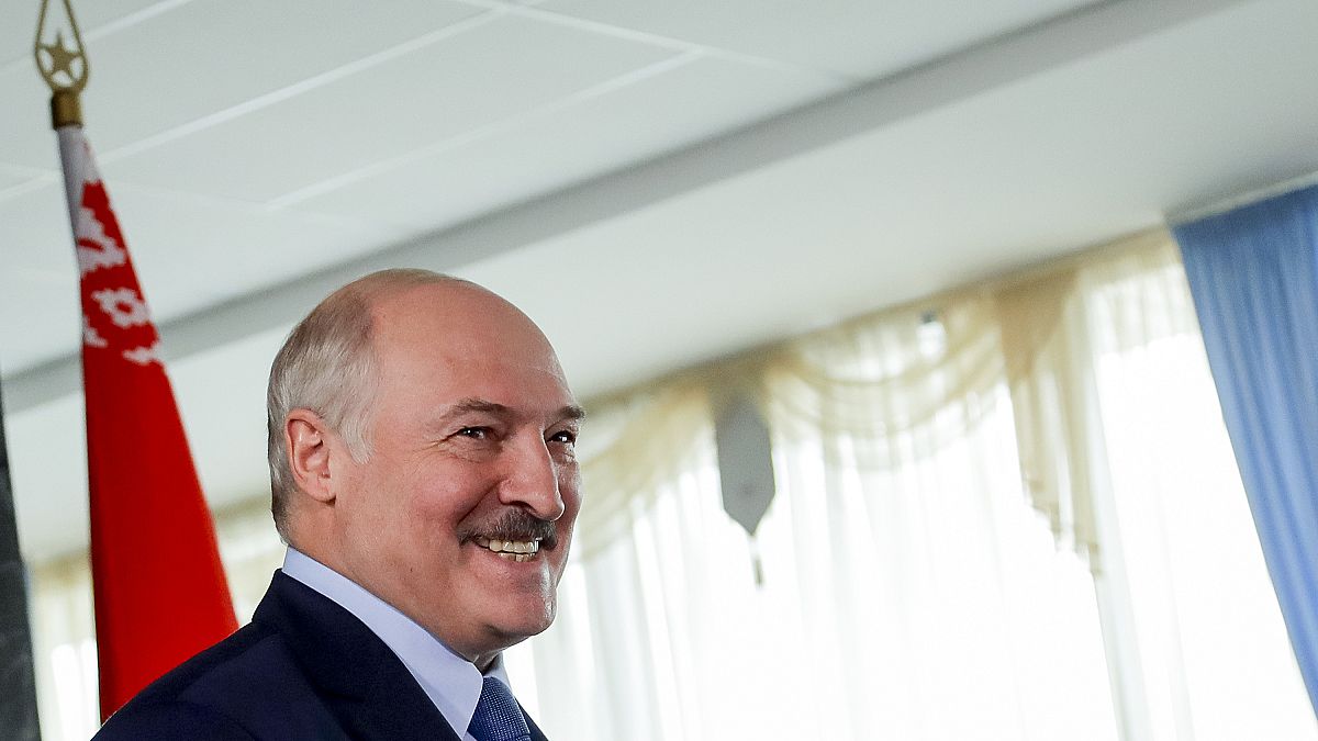 Александр Лукашенко. День голосования на выборах президента. Август 2020 года