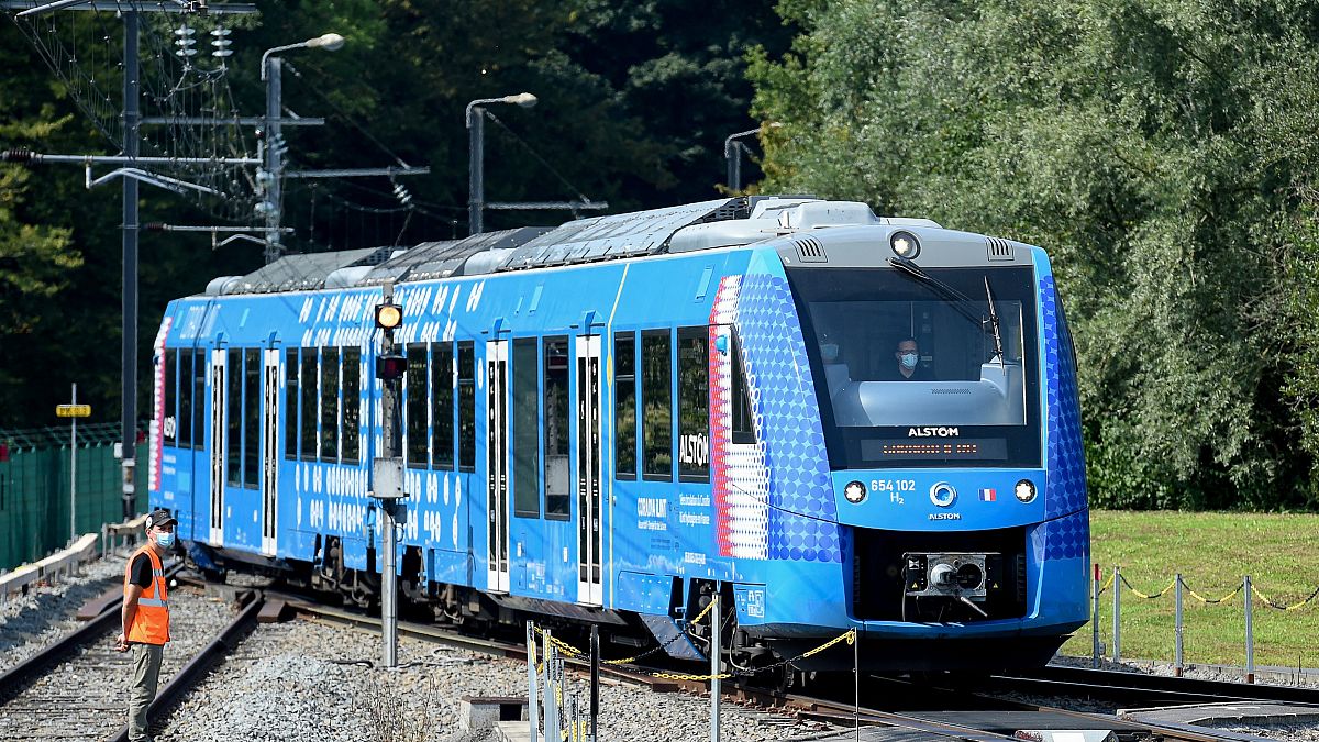 Coradia ILint, le premier train à "hydrogène gris" à rouler en France, le 6 septembre 2021