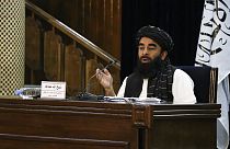 Le porte-parole en chef des talibans Zabihullah Mujahid, Kaboul, Afghanistan, 6 septembre 2021 