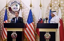 Le chef de la diplomatie américaine Antony Blinken, en visite à Doha (Qatar), le 07/09/2021