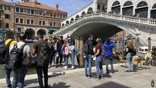 Inauguração da ponte Rialto em Veneza