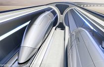 Conceptual illusration of how a hyperloop would work.