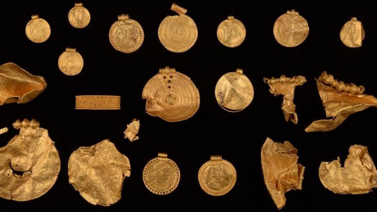 گنجینه متعلق به قرن شش میلاد در دانمارک