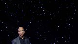 Jeff Bezos speaks at an event to unveil Blue Origin's Blue Moon lunar lander, Thursday, May 9, 2019