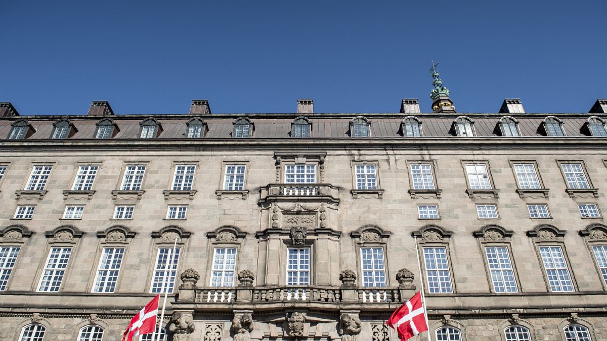 قصر كريستيانسبورغ في كوبنهاغن، الدنمارك.