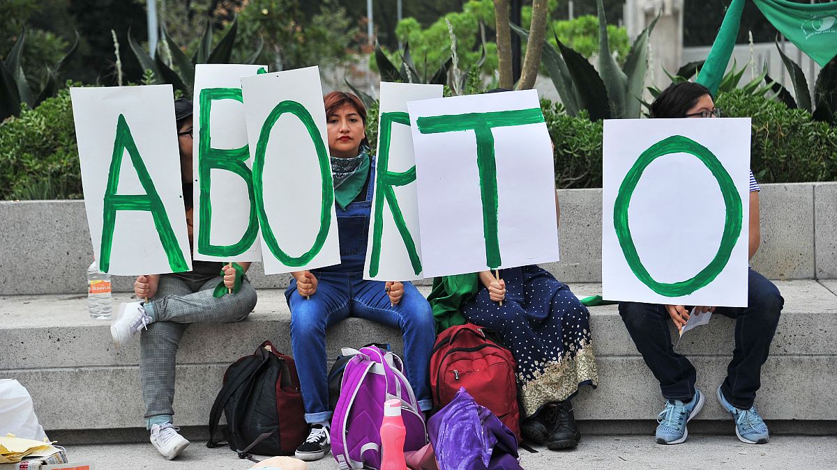 Archive - Des femmes lors d'une manifestation pour la dépénalisation de l'avortement à Mexico en 2019