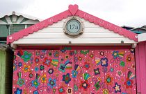 Beach huts proved a great option for a holiday moment during the pandemic Beach huts proved a great option for a holiday moment during the pandemic