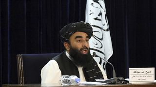 المتحدث باسم طالبان ذبيح الله مجاهد.