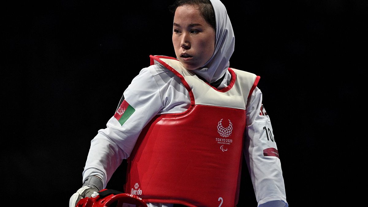 Afgan kadın sporcu