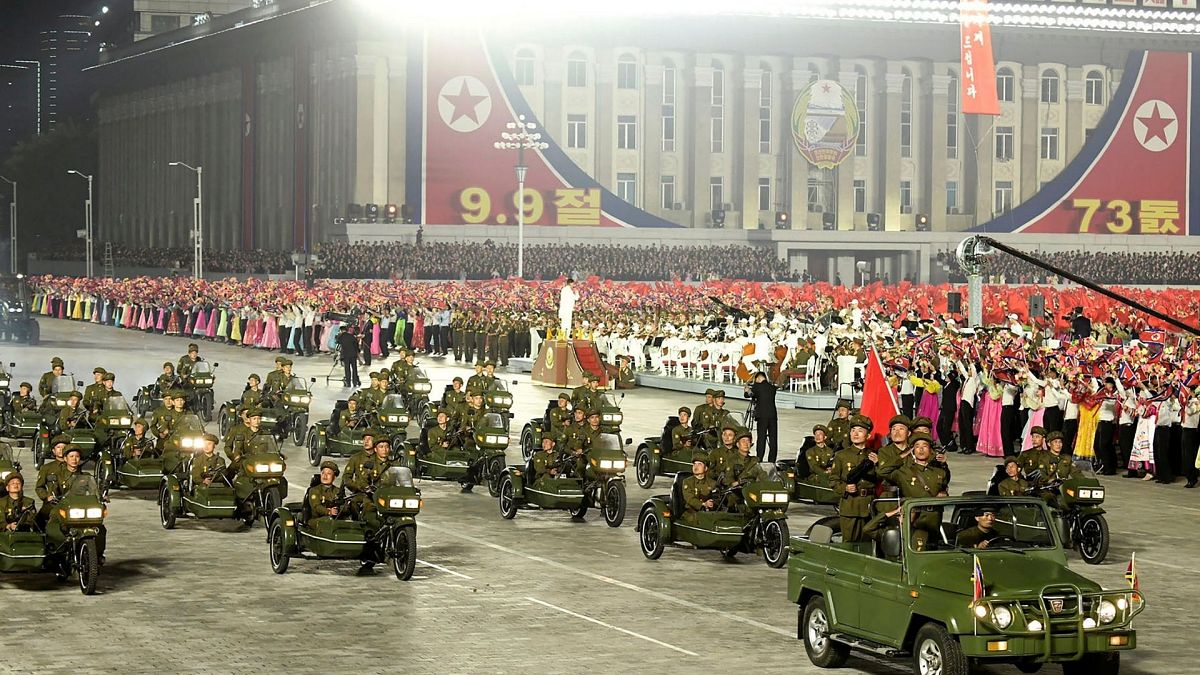 رژه نظامی در کره شمالی
