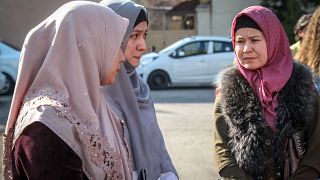 طردت لويزا مومينجونوفا، البالغة من العمر 19 عاما، من جامعة في العاصمة طشقند لكونها مسلمة متدينة وترتدي الحجاب، طشقند، أوزباكستان، 13 مارس 2019