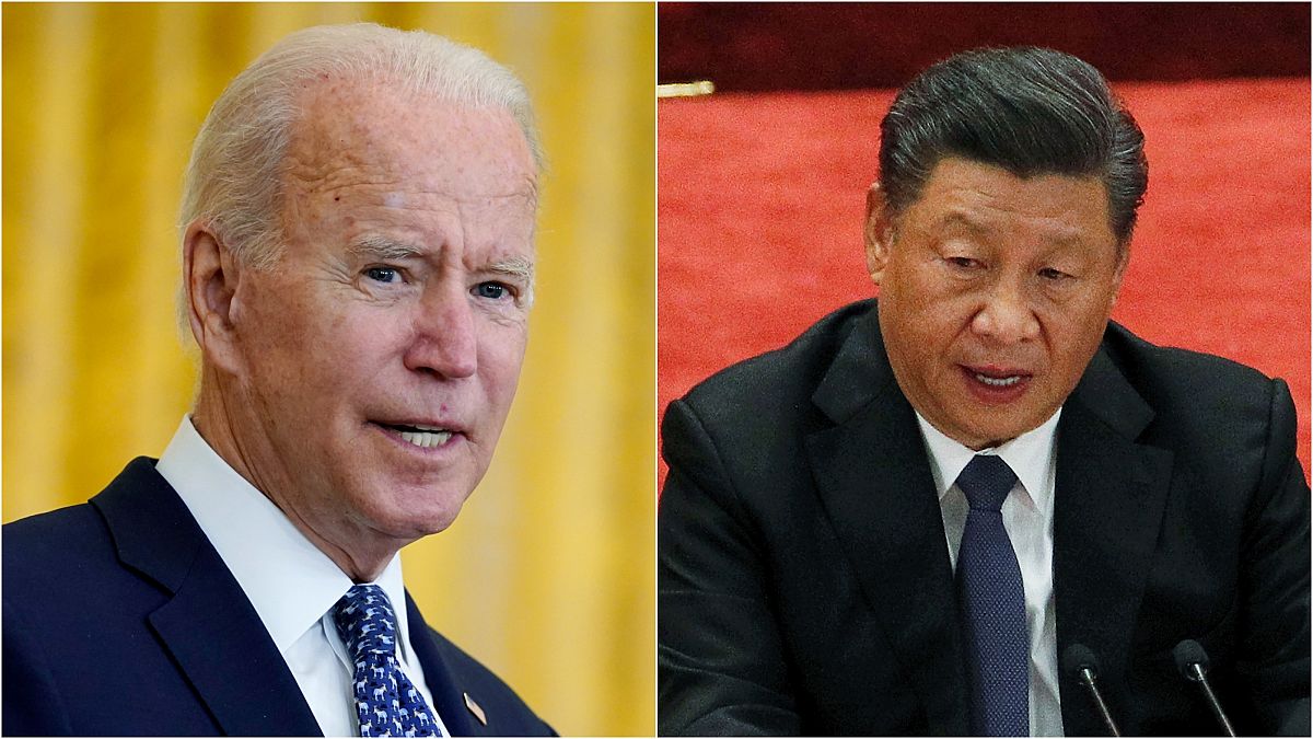 الرئيس الصيني شي جينبينغ والرئيس الأمريكي جو بايدن