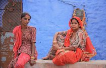 Two women in Rajasthan Two women in Rajasthan