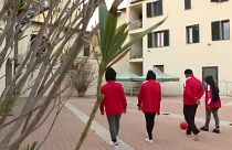 İtalya'ya sığınan Afgan futbolcular
