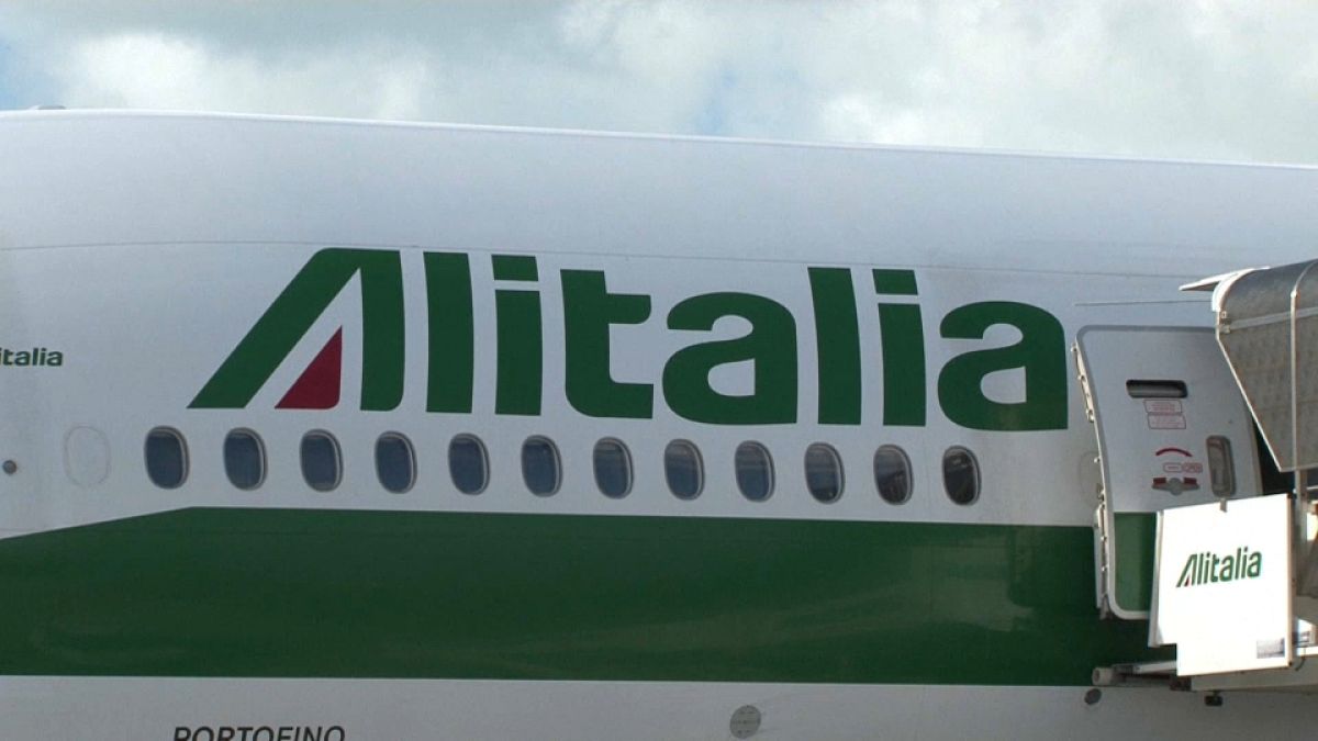 Самолёт итальянской авиакомпании Alitalia