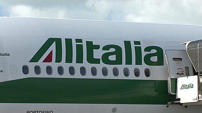 Самолёт итальянской авиакомпании Alitalia