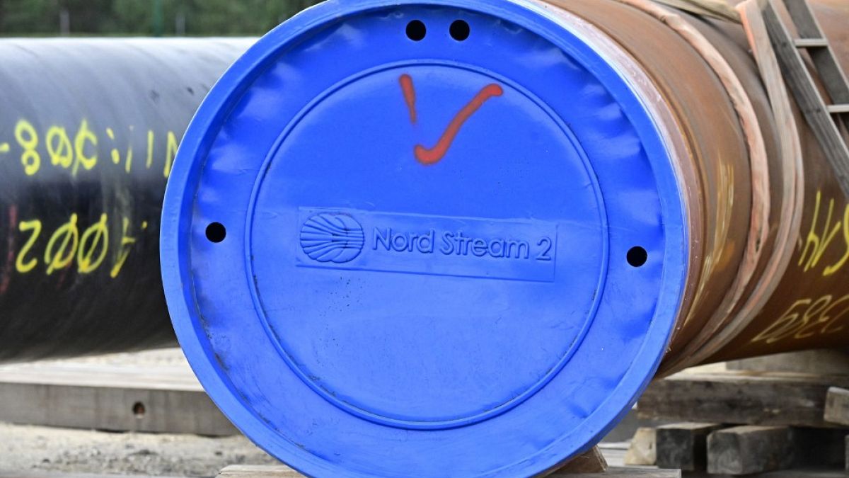 Photo d'archive : le gazoduc Nord Stream 2 à Lubmin (nord-est de l'Allemagne), le 26/03/2019