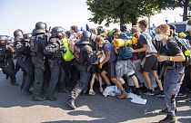 Proteste gegen die IAA in München