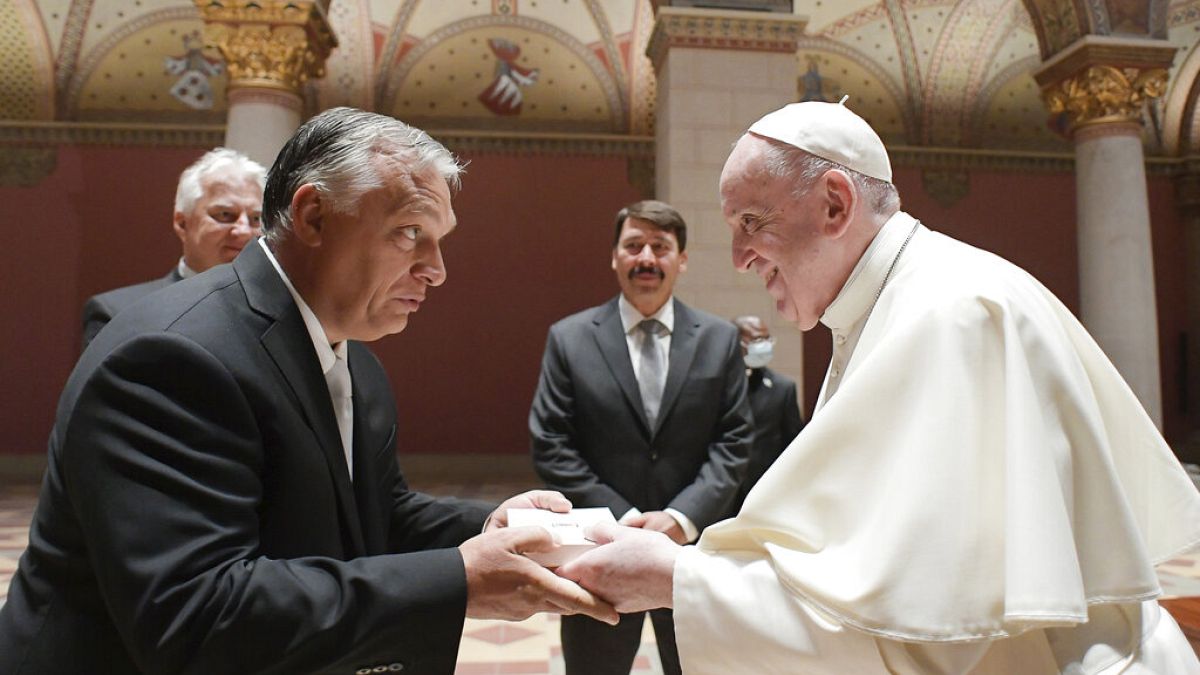 Папа римский Франциск встретился с премьер-министром Венгрии Виктором Орбаном 