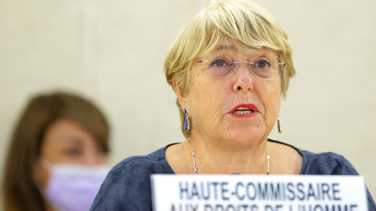 Birleşmiş Milletler (BM) İnsan Hakları Yüksek Komiseri Michelle Bachelet.