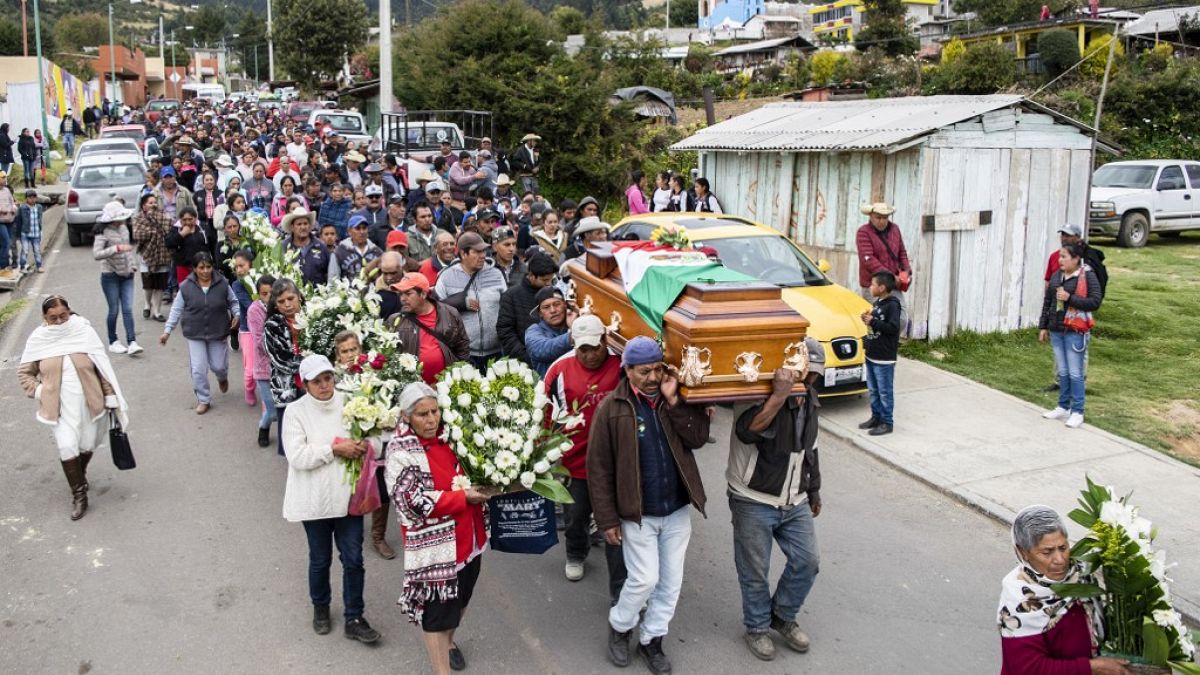 Meksika'da ormanları savunurken ölen bir aktivistin cenaze töreni