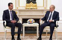 Suriye Devlet Başkanı Beşşar Esad ve Rusya Devlet Başkanı Vladimir Putin