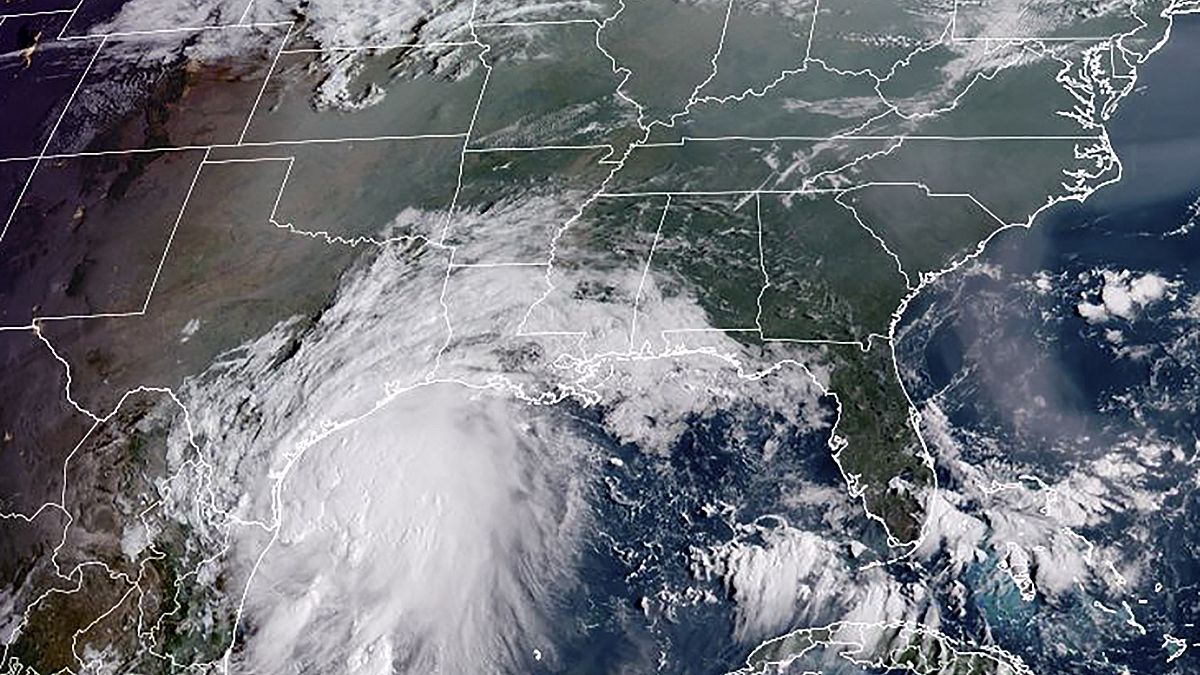 L'ouragan Nicholas sur le Texas