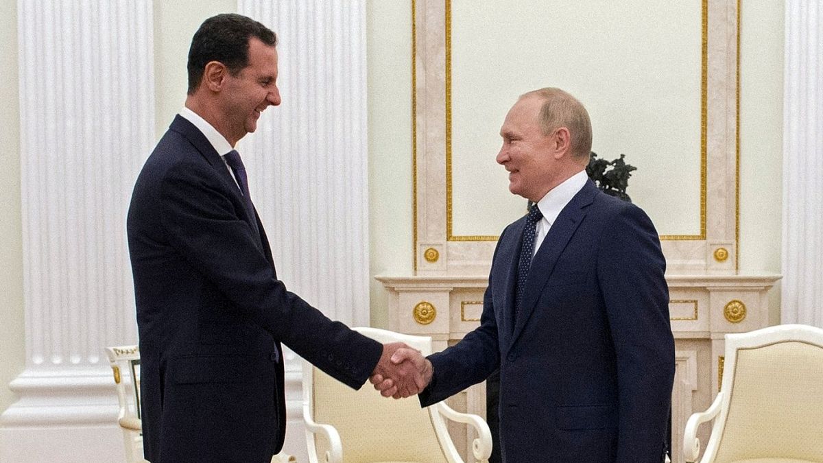 دیدار اعلام نشده ولادیمیر پوتین و بشار اسد در مسکو