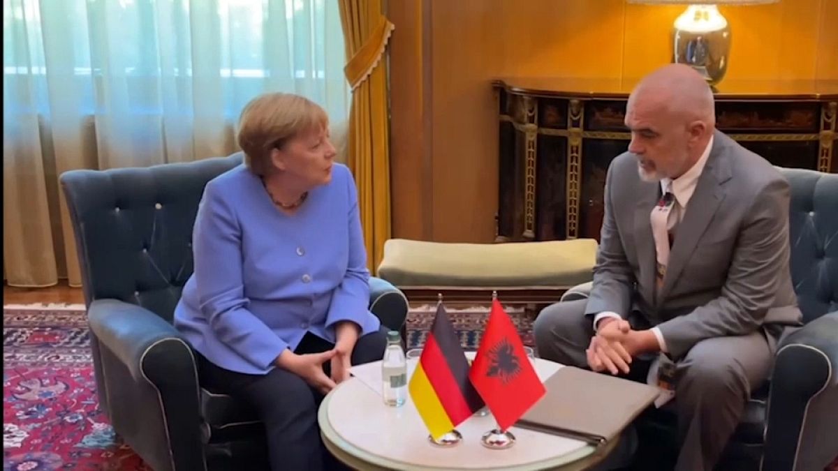 Merkel in Tirana
