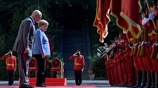 German Chancellor Angela Merkel & Albania's Prime Minister Edi Rama