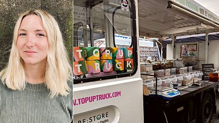 Ella Shone is the founder of TopUp Truck, a refill store on wheels that delivers plastic-free groceries to Londoners.