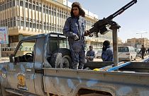 Halife Hafter'e bağlı güçler Libya'nın güneyindeki Sebha'da devriye geziyor (arşiv)