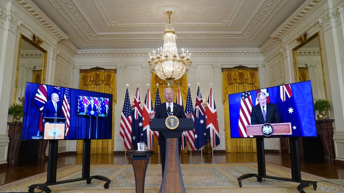 Pacto de Defensa de Estados Unidos, Reino Unido y Australia para contrarrestar el poder chino