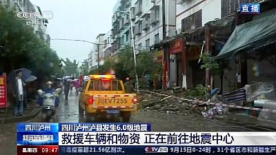 Terremoto de magnitud 6 en China deja dos muertos y 60 heridos