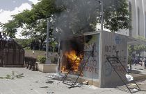 آتش زدن دستگاه خودپرداز ارز دیجیتال السالوادور
