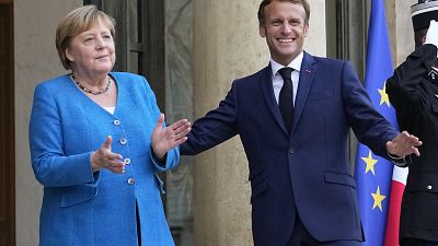 Angela Merkel et Emmanuel Macron pour un dernier dîner à l'Elysée, 16 septembre 2021