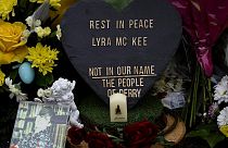 Tributes to murdered journalist Lyra McKee.