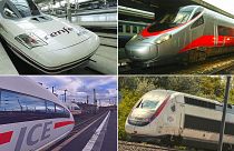 Les trains à grande vitesse en France, en Allemagne, en Espagne et en Italie