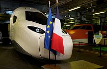 Maquette du "TGV du futur" dévoilée à l'occasion des 40 ans du TGV - Paris, le 17/09/2021