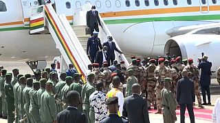 Ivorian President in Conakry to meet with Guinea's junta