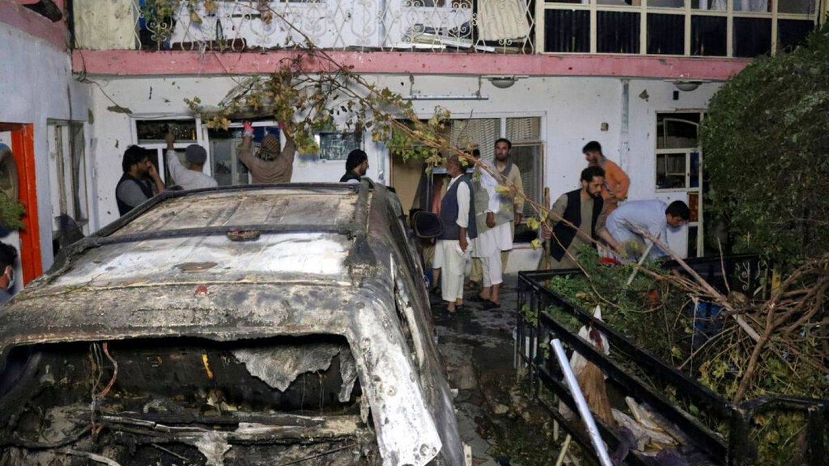 حمله پهپادی آمریکا به خودرویی در کابل