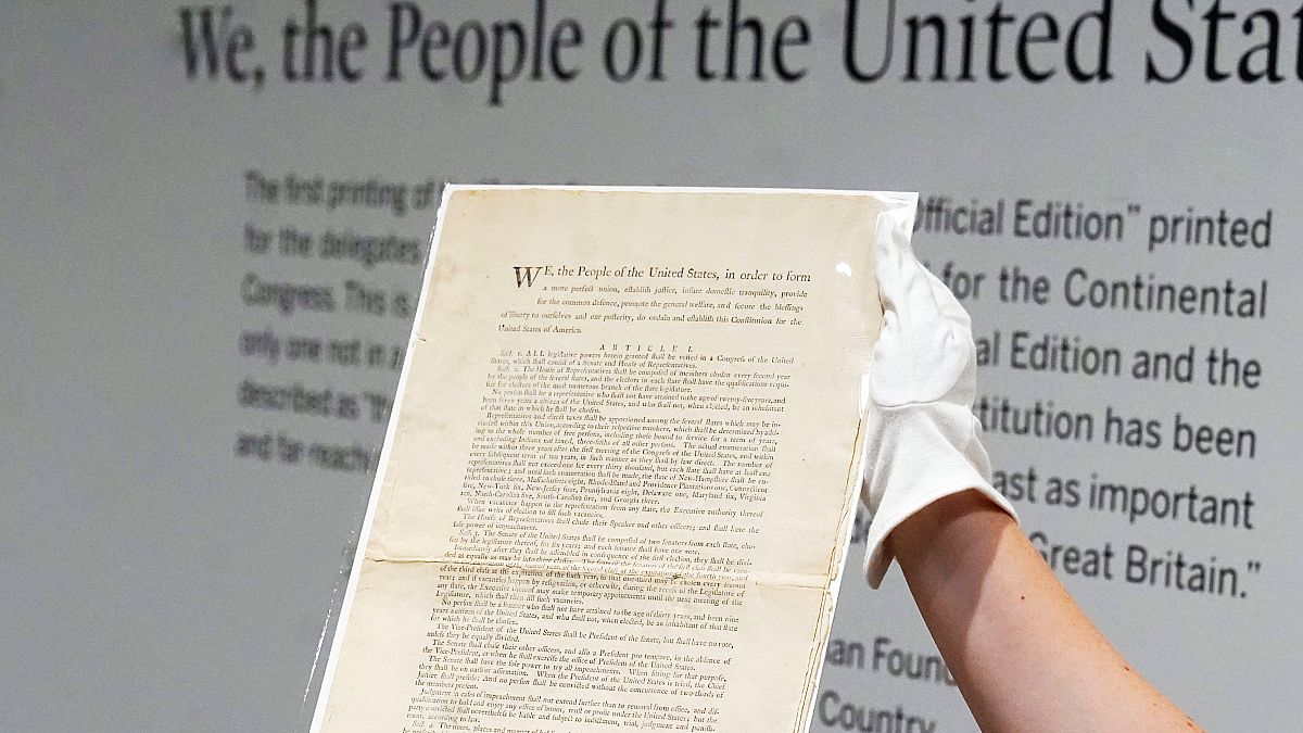 ABD Anayasası 1787 baskısı 