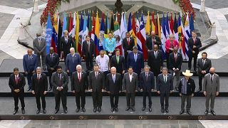CELAC summit, in Mexico City, Saturday, Sept. 18, 2021.