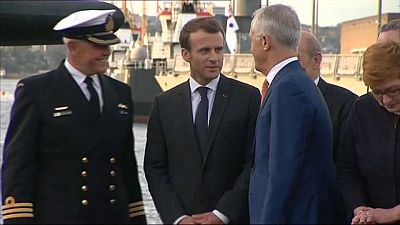 Emmanuel Macron en mai 2018 en Australie