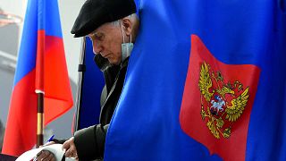 Russland: Kremlpartei liegt Prognosen zufolge vorn