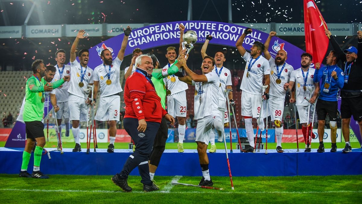 Türkiye Milli Ampute Futbol Takımı, finalde İspanya'yı 6-0 mağlup etti