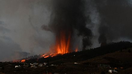 Volcano erupts on Spain's island of La Palma